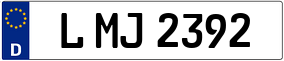 Truck License Plate